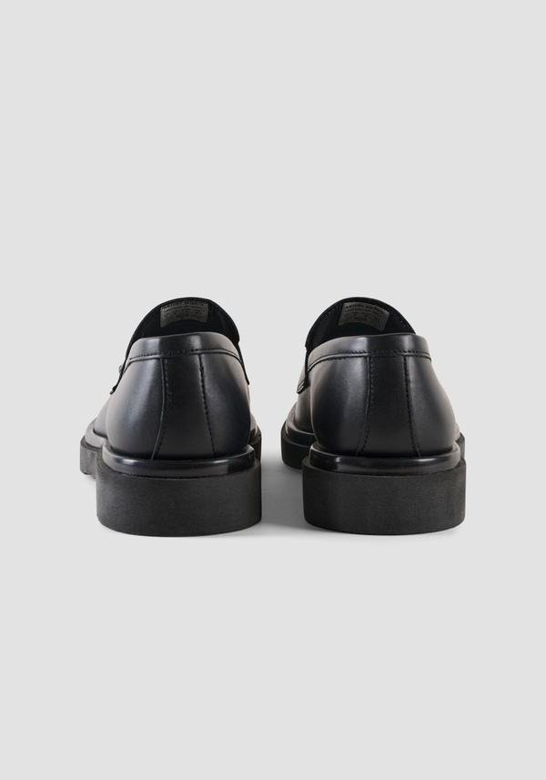 "NELSON" LEATHER LOAFERS - Antony Morato Online Shop