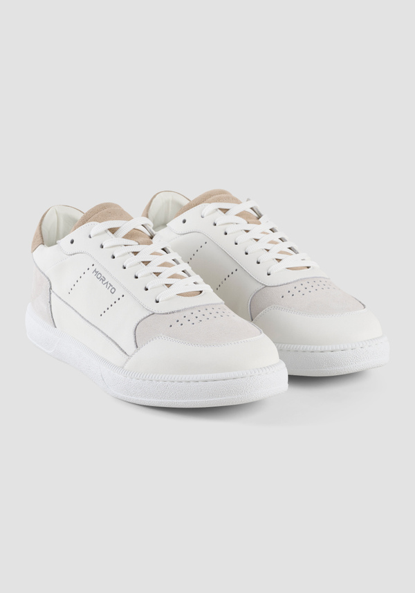"KALB" LEATHER AND SUEDE SNEAKERS - Antony Morato Online Shop