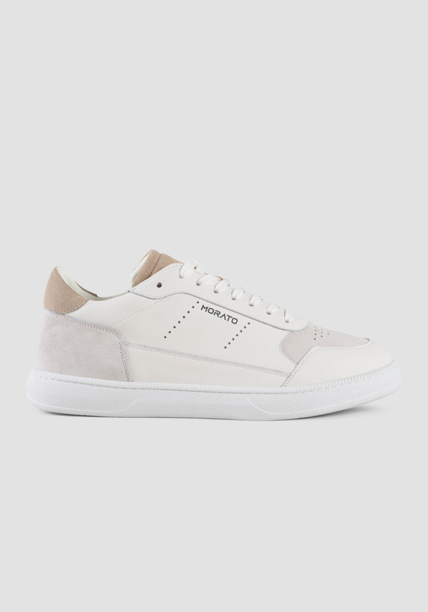 "KALB" LEATHER AND SUEDE SNEAKERS - Antony Morato Online Shop