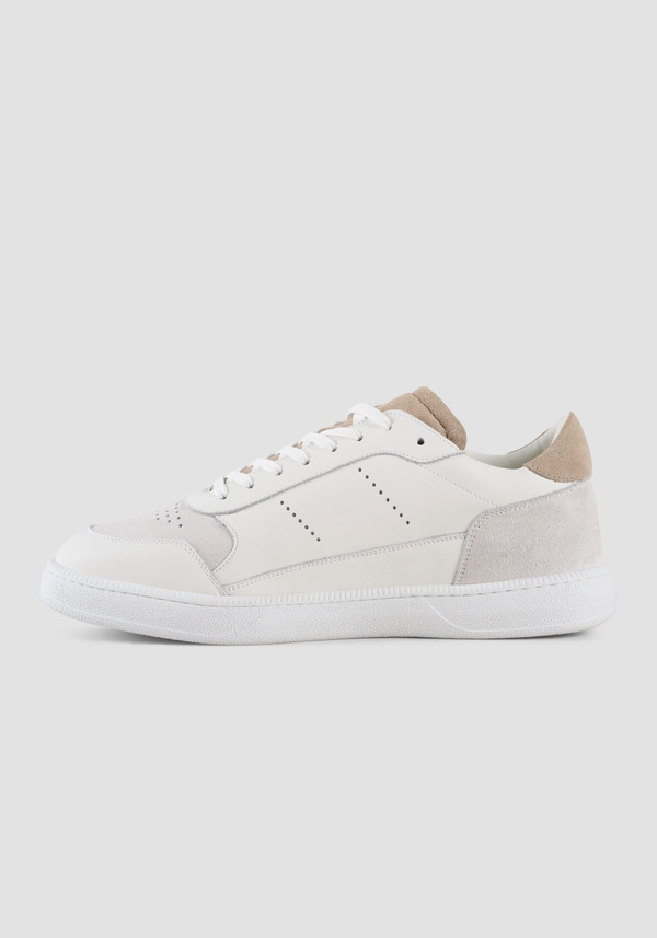"KALB" LEATHER AND SUEDE SNEAKERS - Antony Morato Online Shop