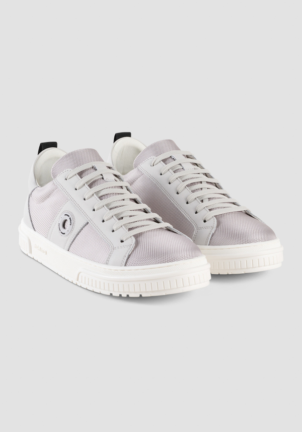 SNEAKER "RICO" SOFT IN PELLE CON INSERTI IN TESSUTO - Antony Morato Online Shop