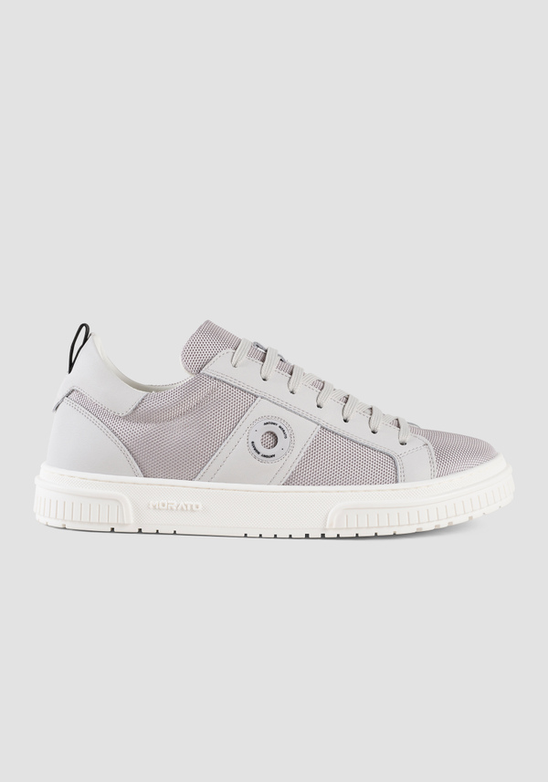 SNEAKER "RICO" SOFT IN PELLE CON INSERTI IN TESSUTO - Antony Morato Online Shop
