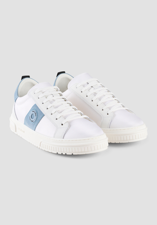 SNEAKER "RICO" SOFT IN PELLE E CAMOSCIO CON INSERTI IN TESSUTO - Antony Morato Online Shop