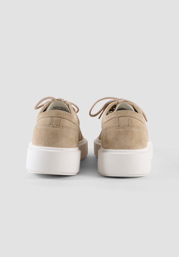 "NICHOLAS" SUEDE LOAFERS WITH LACES - Antony Morato Online Shop