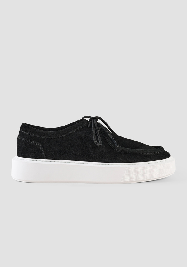 SNEAKERS « ZIPPER » EN DAIM - Antony Morato Online Shop