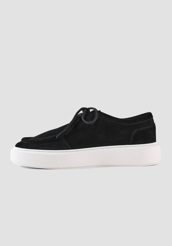 SNEAKERS « ZIPPER » EN DAIM - Antony Morato Online Shop