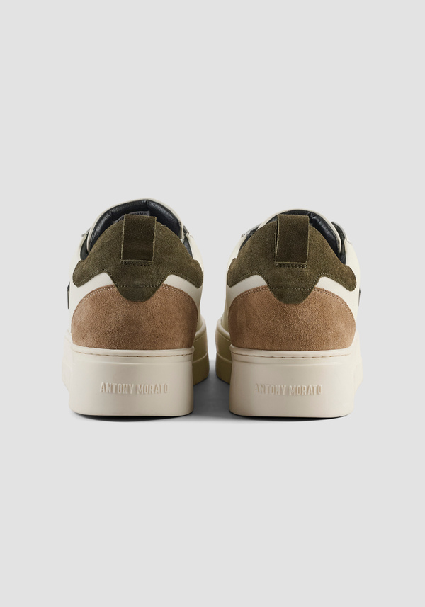 METAL "BOLD" MIX SNEAKERS IN LEATHER - Antony Morato Online Shop