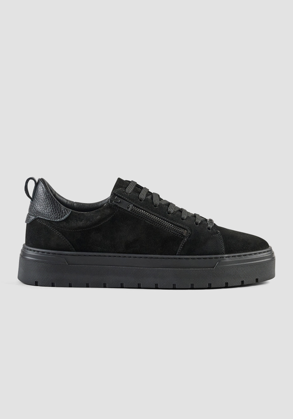 "ZIPPER" SNEAKERS IN SUEDE - Antony Morato Online Shop