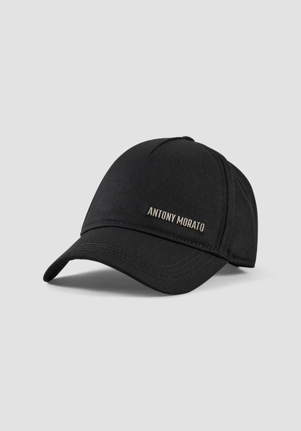GORRA DE BÉISBOL DE SUAVE ALGODÓN ELÁSTICO CON LOGOTIPO EN RELIEVE - Antony Morato Online Shop