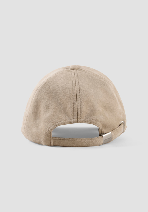 SUEDE FRONT LOGO BASEBALL CAP - Antony Morato Online Shop