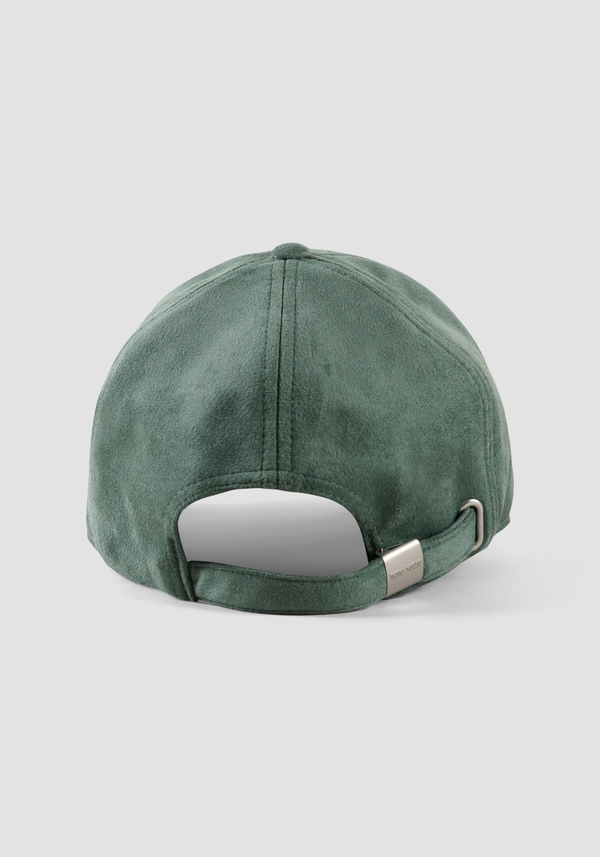 SUEDE FRONT LOGO BASEBALL CAP - Antony Morato Online Shop