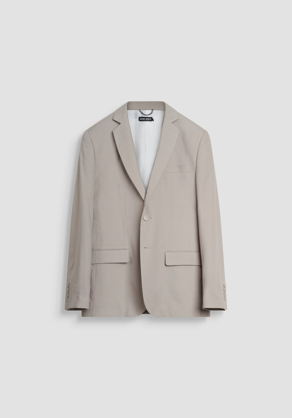 CHAQUETA CORA DE CORTE REGULAR EN TEJIDO DE MEZCLA DE LYOCELL Y ALGODÓN - Antony Morato Online Shop