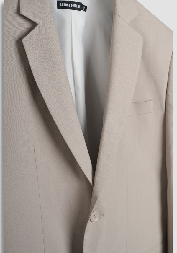 CHAQUETA CORA DE CORTE REGULAR EN TEJIDO DE MEZCLA DE LYOCELL Y ALGODÓN - Antony Morato Online Shop