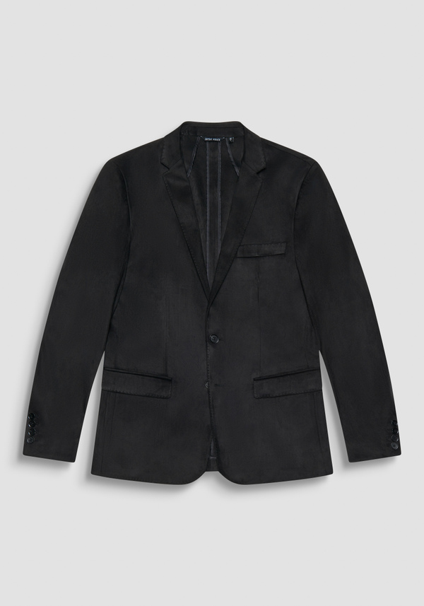 SLIM FIT "AMIRA" JACKET IN SUEDE-EFFECT FABRIC - Antony Morato Online Shop