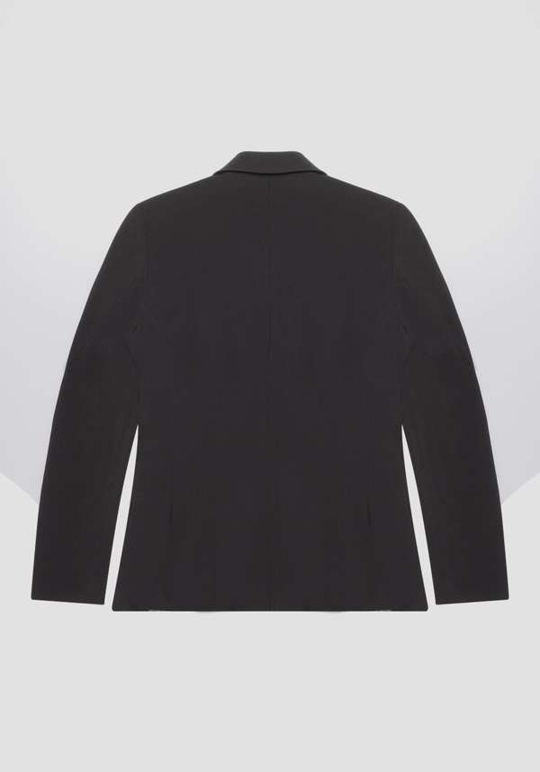 SLIM FIT „VIVIENNE“ JACKE AUS SCHWARZER VISKOSEMISCHUNG - Antony Morato Online Shop