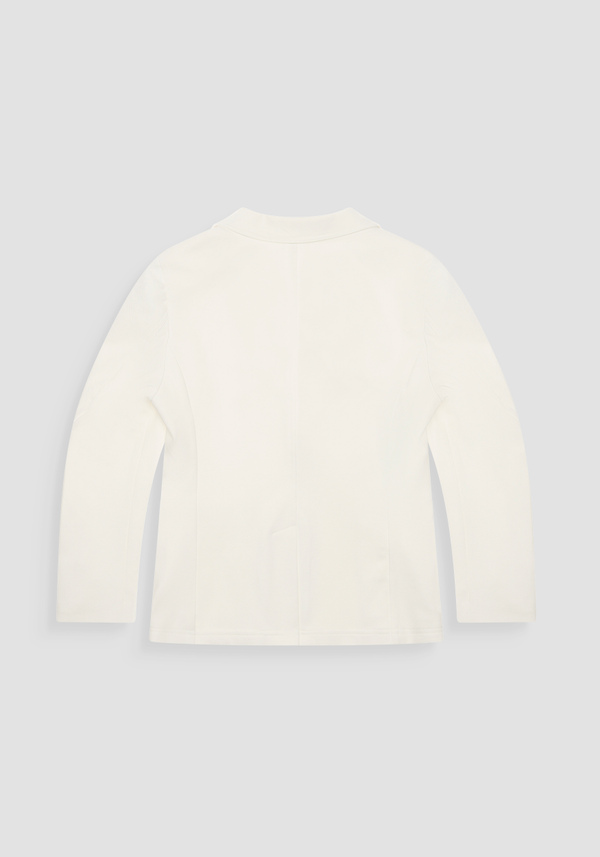 "ANOUK" SLIM-FIT JACKET IN STRETCH COTTON TWILL WITH TWO-BUTTON CLOSURE - Antony Morato Online Shop