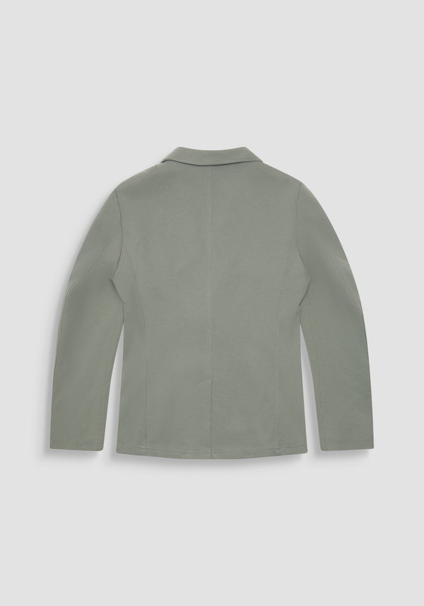 "ANOUK" SLIM-FIT JACKET IN STRETCH COTTON TWILL WITH TWO-BUTTON CLOSURE - Antony Morato Online Shop