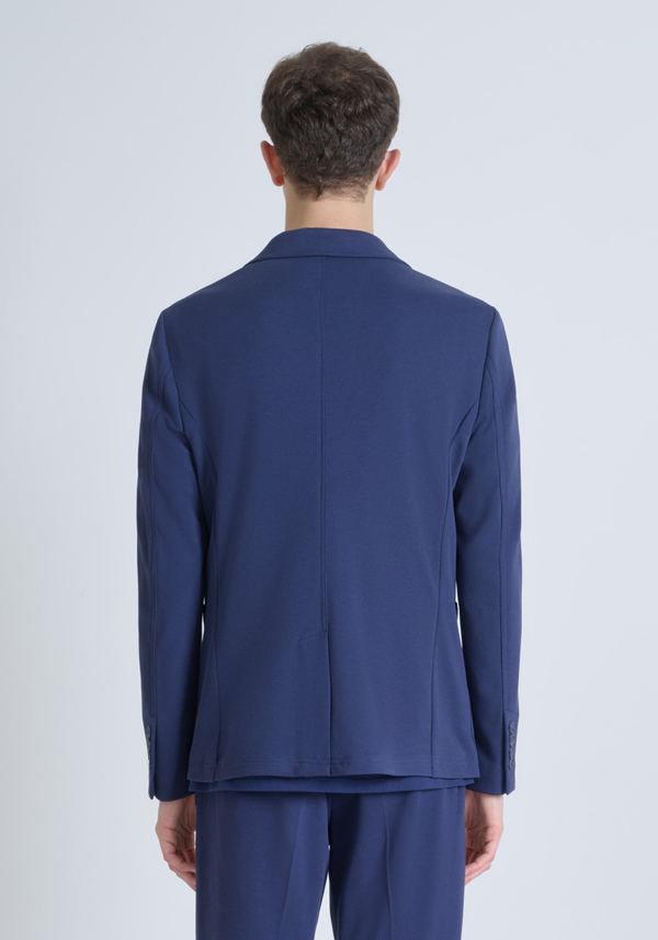 "ANOUK" SLIM-FIT JACKET IN STRETCH COTTON TWILL WITH TWO-BUTTON CLOSURE - Antony Morato Online Shop