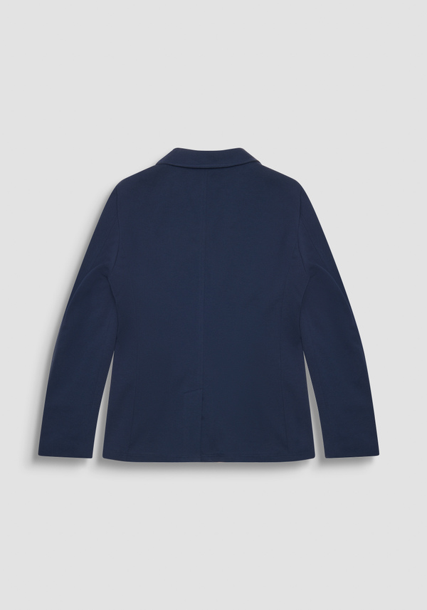 "ANOUK" SLIM-FIT JACKET IN STRETCH COTTON TWILL WITH TWO-BUTTON CLOSURE - Antony Morato Online Shop