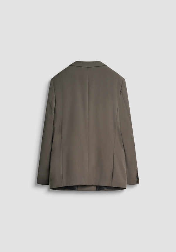 DOUBLE-BREASTED REGULAR FIT "ALAN" JACKET IN STRETCH VISCOSE - Antony Morato Online Shop