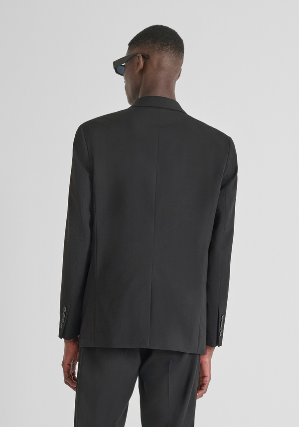 DOUBLE-BREASTED REGULAR FIT "ALAN" JACKET IN STRETCH VISCOSE - Antony Morato Online Shop