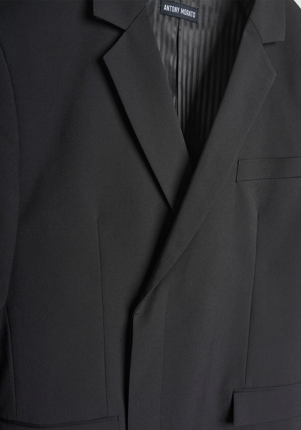 DOUBLE-BREASTED REGULAR FIT "ALAN" JACKET IN STRETCH VISCOSE - Antony Morato Online Shop