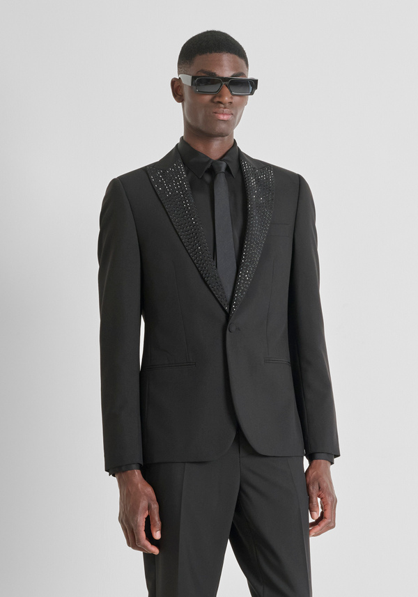 REGULAR FIT JACKET "VIVIENNE" IN STRETCH VISCOSE - Antony Morato Online Shop