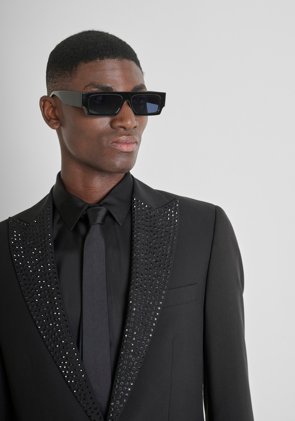 REGULAR FIT JACKET "VIVIENNE" IN STRETCH VISCOSE - Antony Morato Online Shop