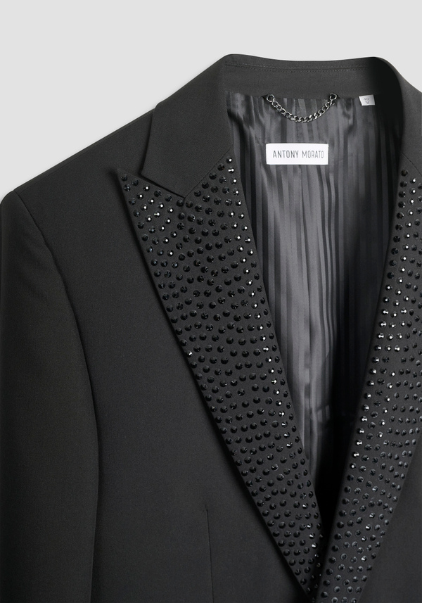 REGULAR FIT JACKET "VIVIENNE" IN STRETCH VISCOSE - Antony Morato Online Shop