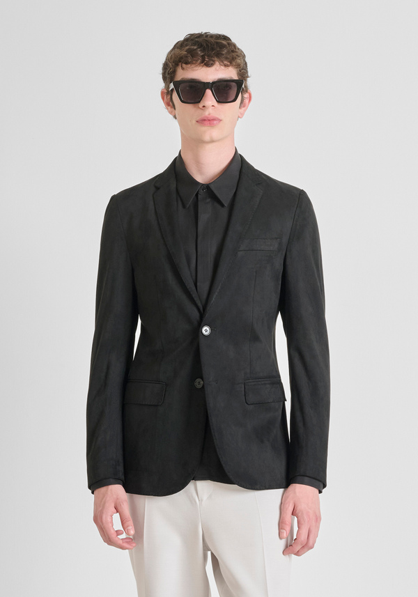 VESTE SLIM FIT « AMIRA » EN TISSU EFFET DAIM - Antony Morato Online Shop