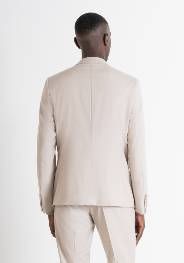 GIACCA "BONNIE" SLIM FIT IN MISTO VISCOSA BEIGE - Antony Morato Online Shop