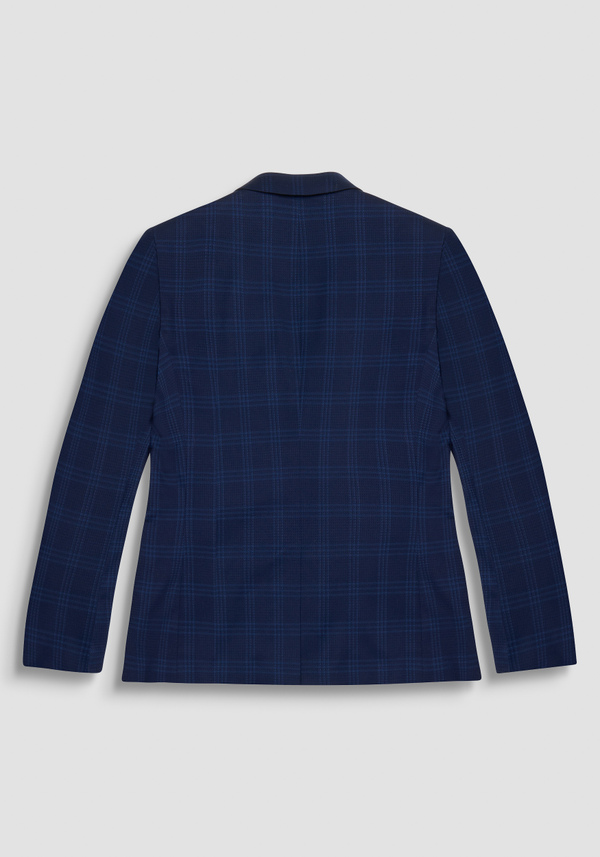 SLIM FIT "BONNIE" JACKET WITH VISCOSE BLEND CHECK PATTERN - Antony Morato Online Shop