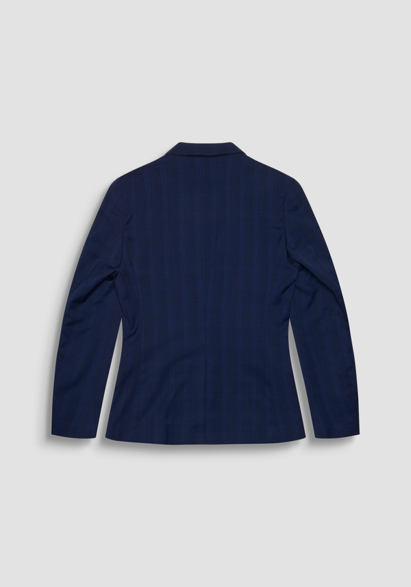 VESTE SLIM FIT « ROXANNE » AVEC EMPIÈCEMENTS EN SATIN DE COULEUR CONTRASTANTE - Antony Morato Online Shop