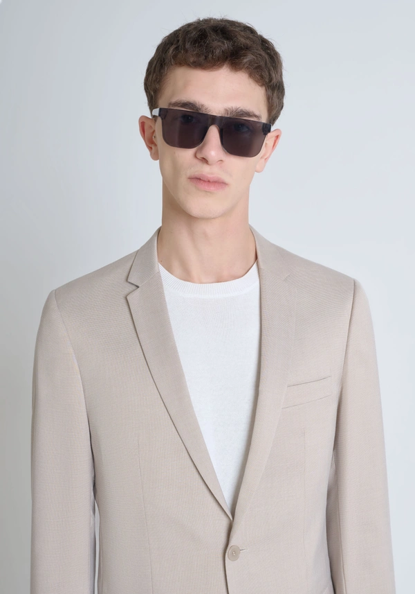 "BONNIE" SLIM FIT JACKET IN STRETCH FABRIC - Antony Morato Online Shop