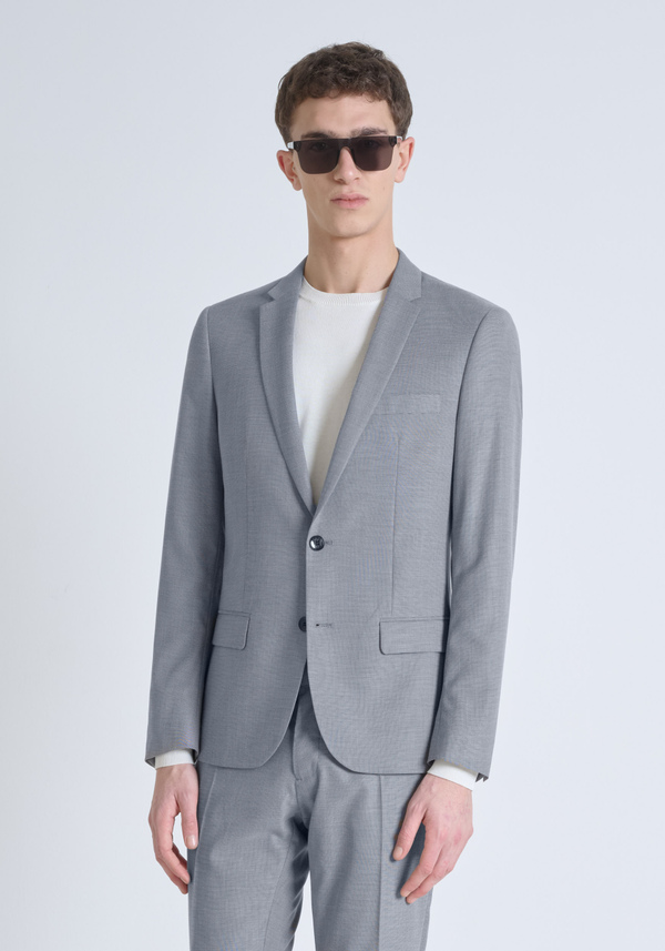 "BONNIE" SLIM FIT JACKET IN STRETCH FABRIC - Antony Morato Online Shop