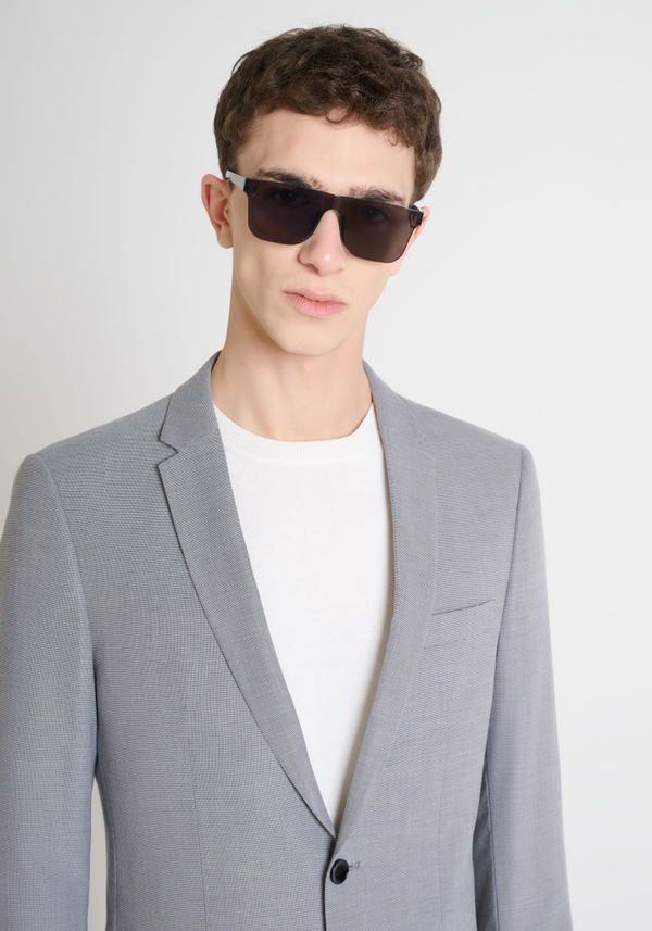 "BONNIE" SLIM FIT JACKET IN STRETCH FABRIC - Antony Morato Online Shop