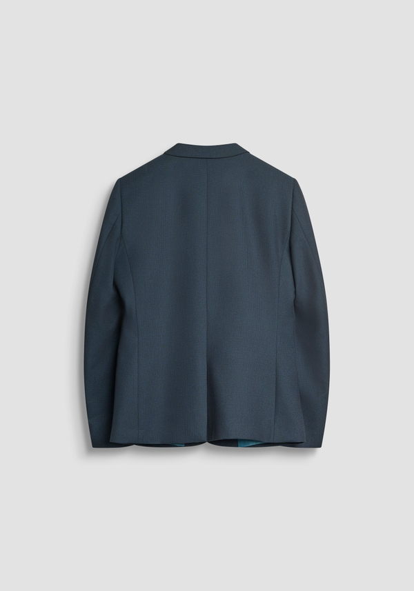 SLIM FIT "BONNIE" JACKET IN STRETCH VISCOSE WITH MICRO PATTERN - Antony Morato Online Shop