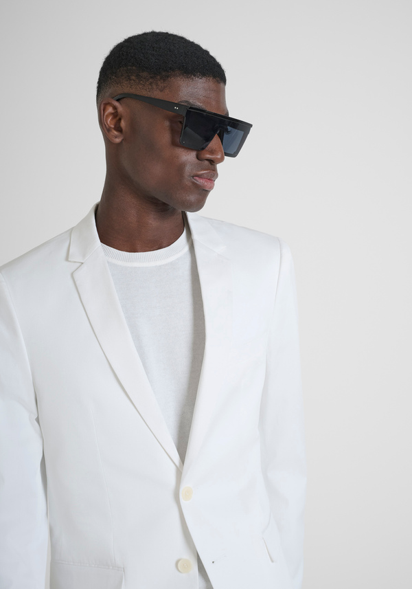 "BONNIE" STRETCH TWILL SLIM FIT JACKET - Antony Morato Online Shop