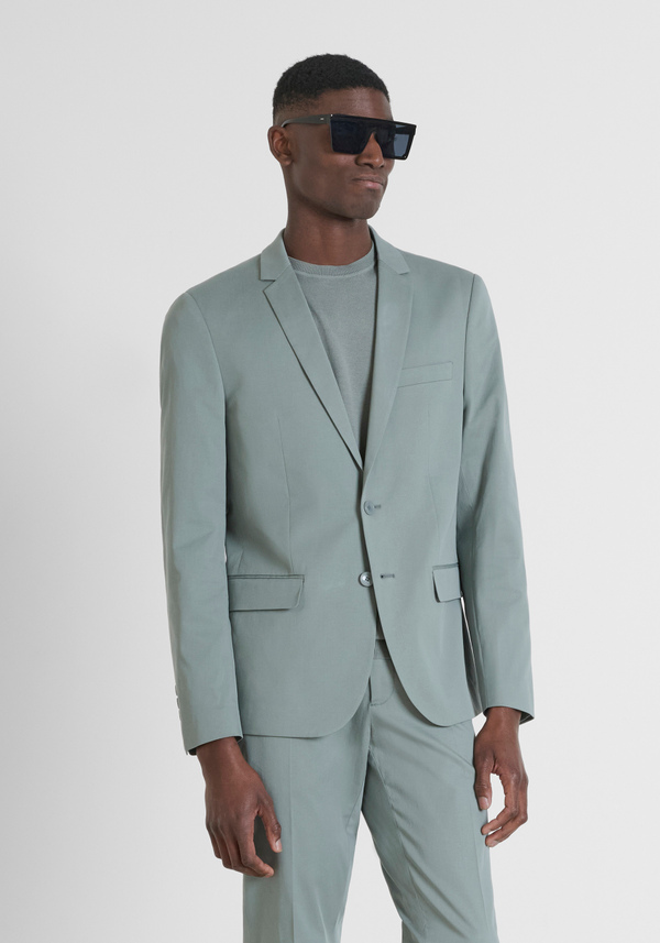 "BONNIE" STRETCH TWILL SLIM FIT JACKET - Antony Morato Online Shop