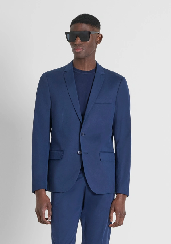 "BONNIE" STRETCH TWILL SLIM FIT JACKET - Antony Morato Online Shop