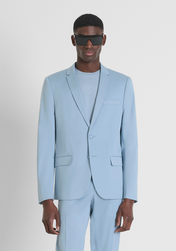 "BONNIE" STRETCH TWILL SLIM FIT JACKET - Antony Morato Online Shop