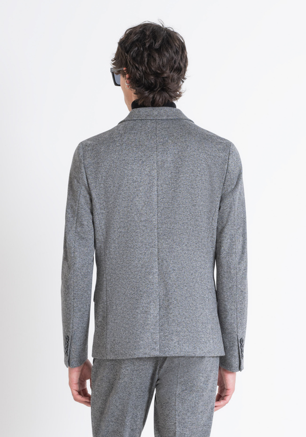 GIACCA "ASHE" SUPER SLIM FIT GRIGIA IN MORBIDA VISCOSA ELASTICA - Antony Morato Online Shop