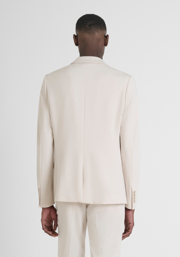 "ASHE" SUPER SLIM FIT JACKET IN STRETCH VISCOSE BLEND FABRIC - Antony Morato Online Shop
