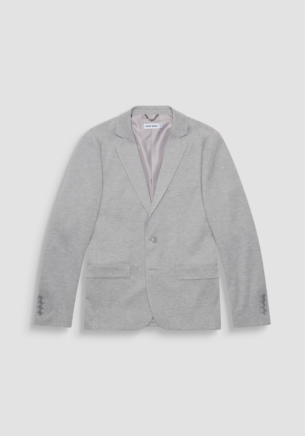 "ASHE" SUPER SLIM FIT JACKET IN STRETCH VISCOSE BLEND FABRIC - Antony Morato Online Shop