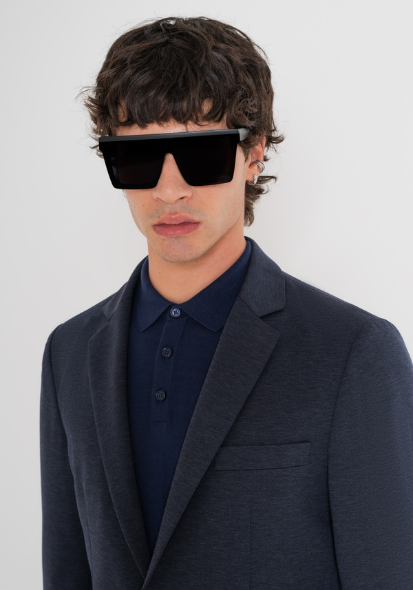 GIACCA SUPER SLIM FIT "ASHE" IN TESSUTO MISTO VISCOSA STRETCH MÉLANGE - Antony Morato Online Shop