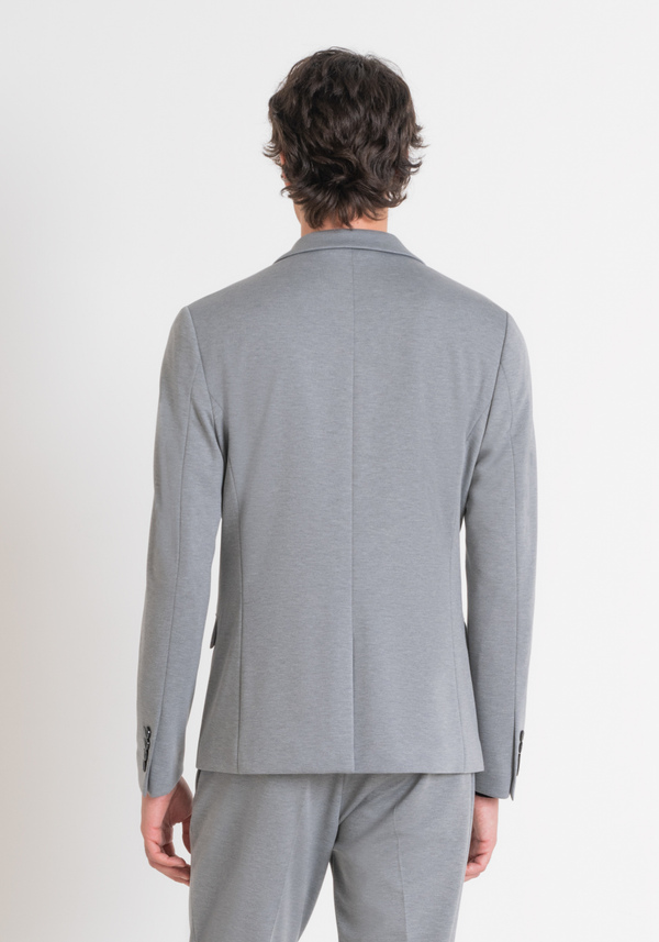 JACKE „ASHE“ SUPER SLIM FIT GRAU AUS VISKOSE-MISCHUNG - Antony Morato Online Shop