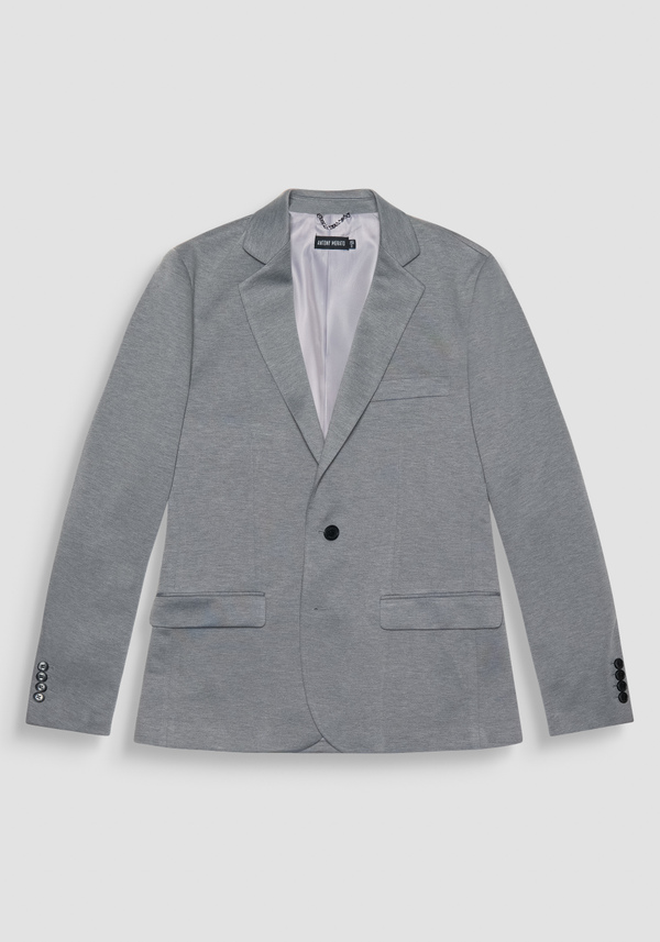 JACKE „ASHE“ SUPER SLIM FIT GRAU AUS VISKOSE-MISCHUNG - Antony Morato Online Shop