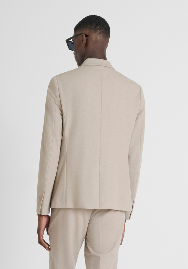"ASHE" SUPER SLIM FIT JACKET IN STRETCH VISCOSE BLEND FABRIC - Antony Morato Online Shop