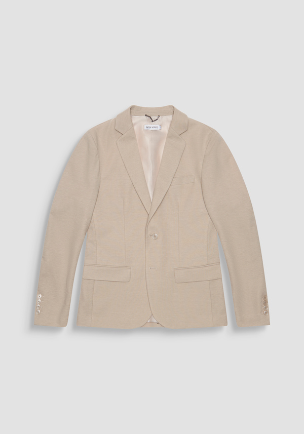 "ASHE" SUPER SLIM FIT JACKET IN STRETCH VISCOSE BLEND FABRIC - Antony Morato Online Shop
