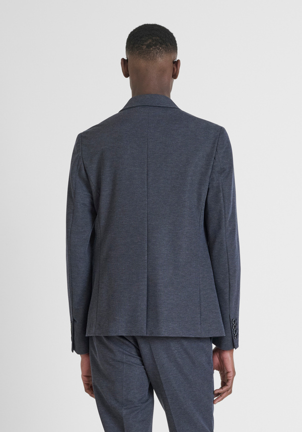 "ASHE" SUPER SLIM FIT JACKET IN STRETCH VISCOSE BLEND FABRIC - Antony Morato Online Shop